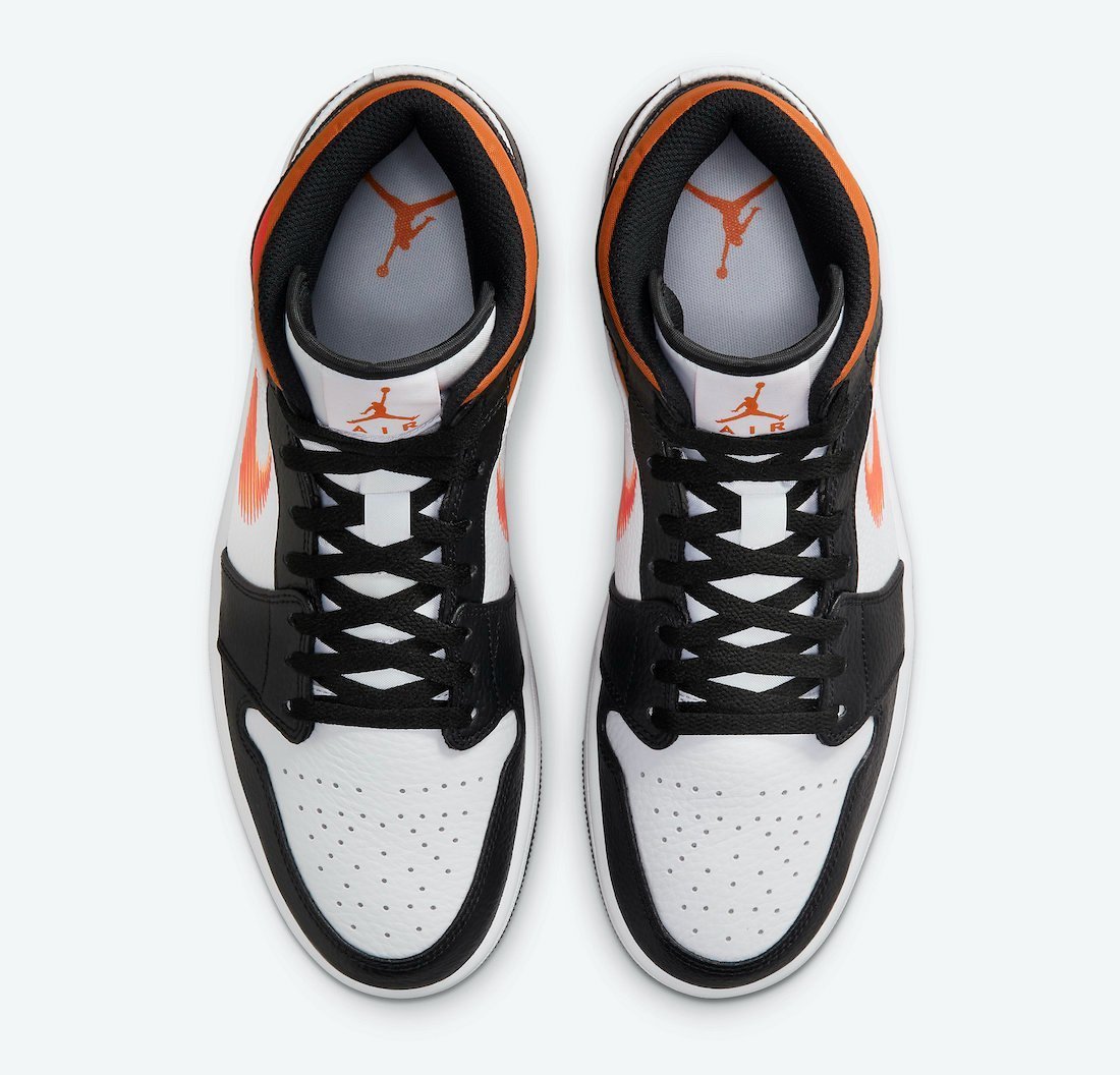 Air Jordan 1 Mid 'Zig Zag Swoosh' DN4929-100 - Image 5