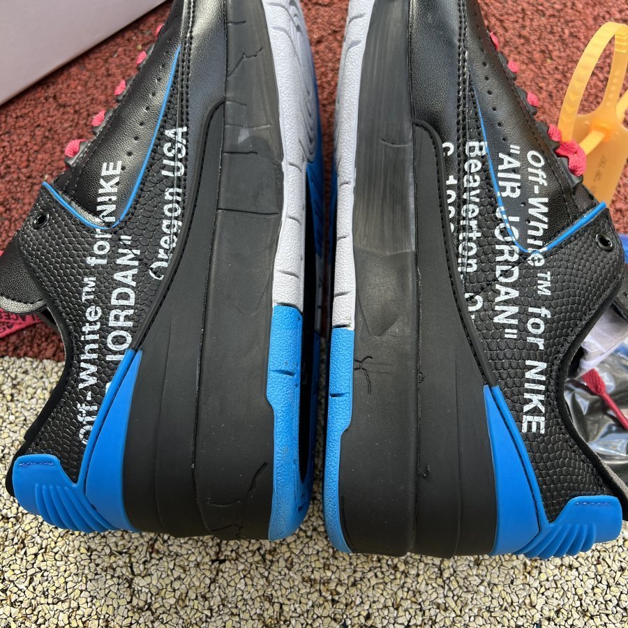 Off-White x Air Jordan 2 Retro Low SP 'Black Royal' DJ4375-004 - Image 5