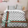 Gucci bee limited luxury brand high-end bedding sets, bedroom decor , thanksgiving decorations for home best luxury bed sets gift thankgivings and christmas Bedding Sets