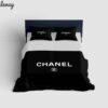 Chanel black classic fashion luxury brand  Bedding Sets bedspread duvet blankets Bedroom ideas covers bed linen sheets home decor bedclothes