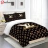 Louis vuitton fashion logo limited luxury brand bedding set  home decorations 06 Bedding Sets
