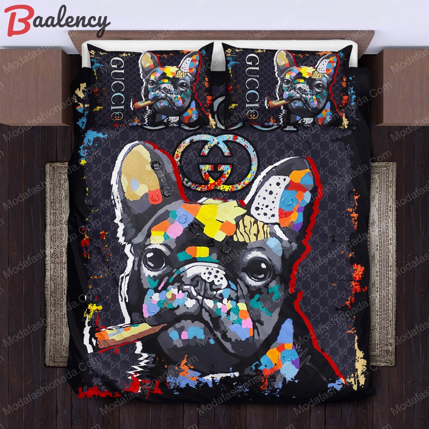Gucci bulldogs bedding sets home decoration Bedding Sets