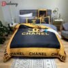 Chanel yellow bedding 3d printed bedding sets sets duvet cover luxury brand bedding decor bedroom sets Bedding Sets