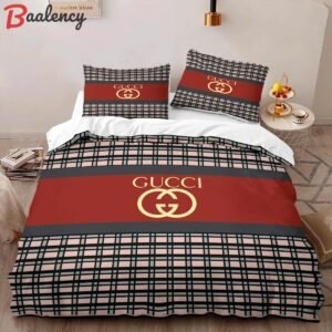 Gucci caro fashion logo premium luxury brand high-end bedding sets lv, bedroom decor , thanksgiving decorations for home best luxury bed sets gift thankgivings and christmas Bedding Sets