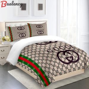 Gucci bedding set beige red gree luxury bed sheets  home decoration Bedding Sets