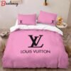 Louis vuitton pinky luxury brand high-end bedding sets lv, bedroom decor , thanksgiving decorations for home best luxury bed sets gift thankgivings and christmas Bedding Sets