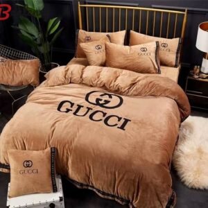 Gucci orange bedding sets duvet cover sheet cover pillow cases luxury bedroom sets Bedding Sets
