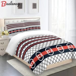 Gucci fashion logo limited luxury brand bedding set home decorations 28 Bedding Sets