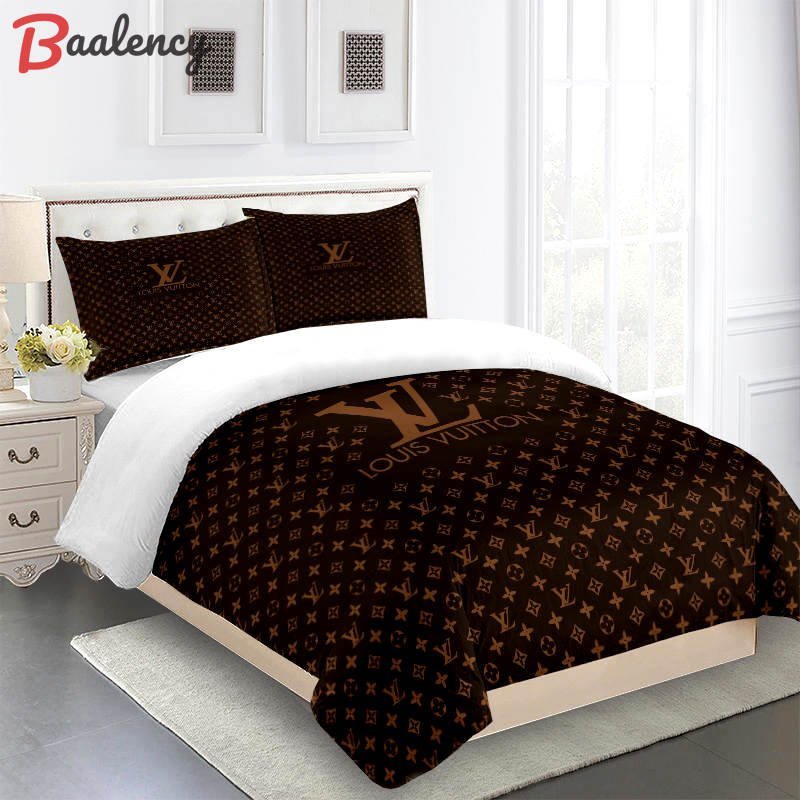 Comforter sets full brown lv bedding sets Bedding Sets