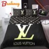 Louis vuitton black luxury brand high-end bedding set lv home decorations Bedding Sets