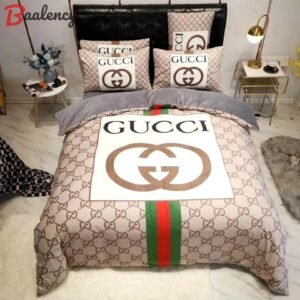 Gucci beige luxury brand high-end bedding set home decorations Bedding Sets