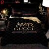 Gucci mr mickey fashion logo luxury brand premium bedding sets, bedroom decor , thanksgiving decorations for home Bedding Sets