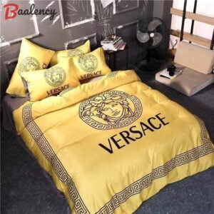 Gianni versace yellow luxury brand high-end bedding set home decorations Bedding Sets