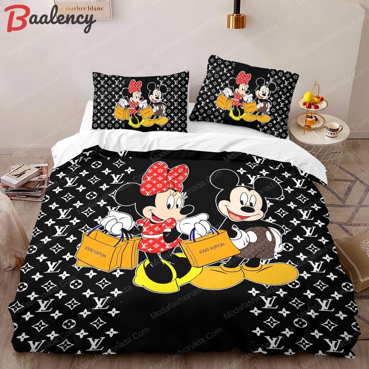 Louis vuitton mickey mouse bedding sets Bedding Sets