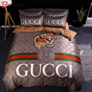 Gucci tiger luxury logo fashion brand premium bedding sets,bed sets, bedroom sets, comforter sets, duvet cover, bedspread Bedding Sets