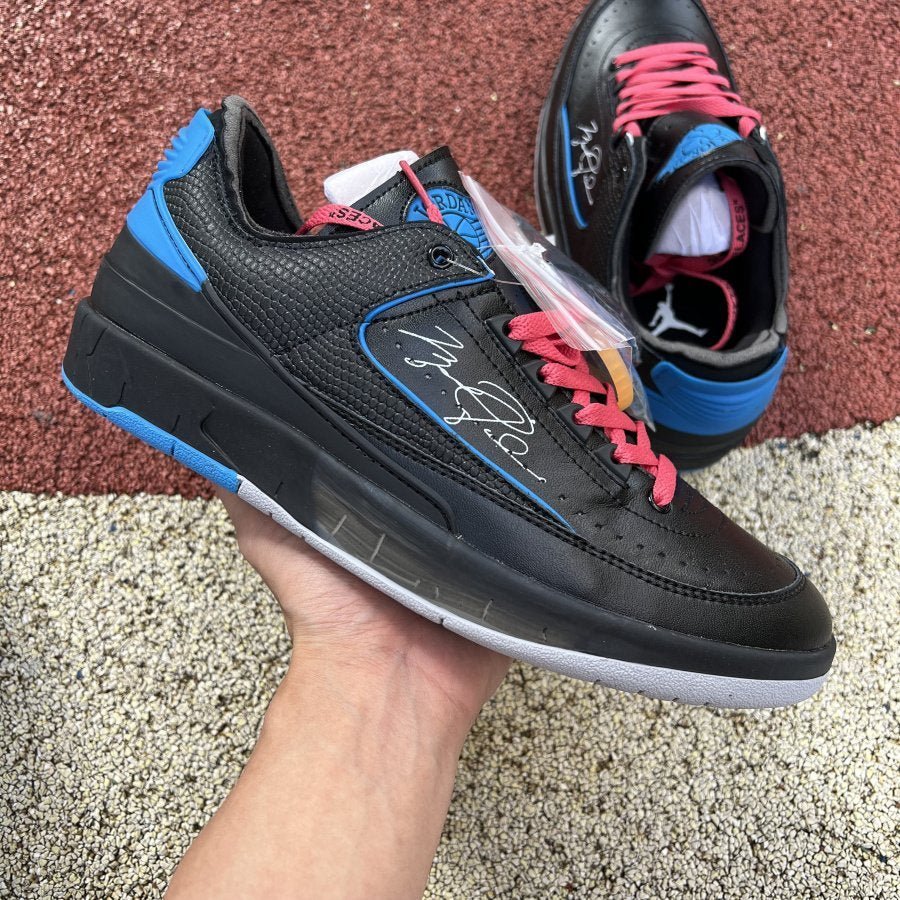 Off-White x Air Jordan 2 Retro Low SP 'Black Royal' DJ4375-004 - Image 3