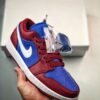 Air Jordan 1 Low Pomegranate/Medium Blue-White DC0774-604
