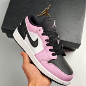 Air Jordan 1 Low Light Arctic Pink/Black/White