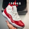 Air Jordan 11 Cherry White/Varsity Red-Black CT8012-116
