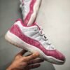 Air Jordan 11 Low WMNS ” Pink Snakeskin” White/Watermelon-Black