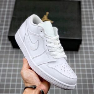 Air Jordan 1 Low ” Triple White” 553558-130