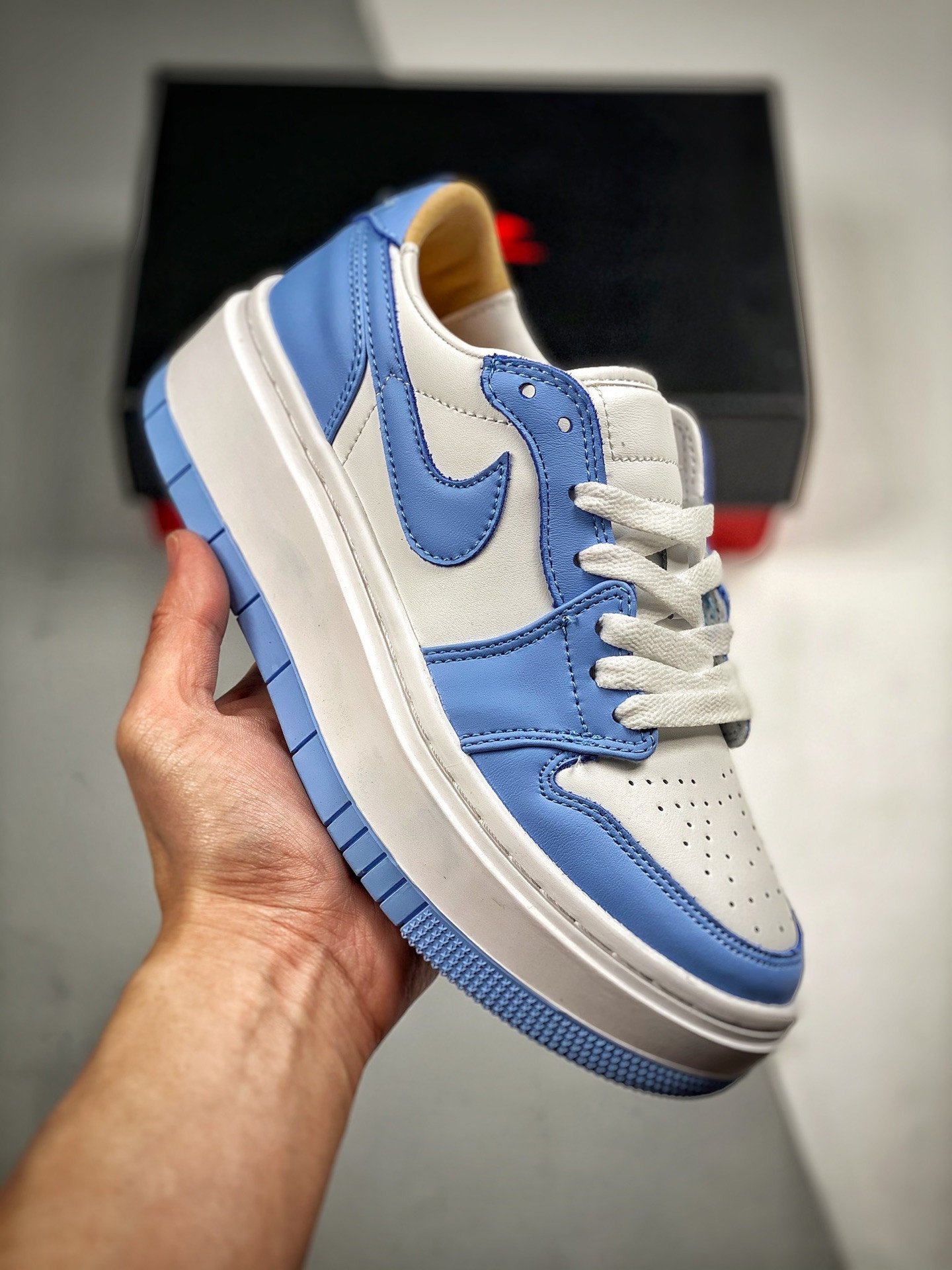 Air Jordan 1 Low Elevate White/University Blue DQ3698-141