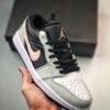 Air Jordan 1 Low Black Grey Pink 553558-062
