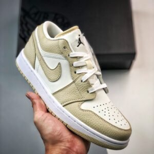Air Jordan 1 Low ” Heavy Tan Leather” FB7168-121