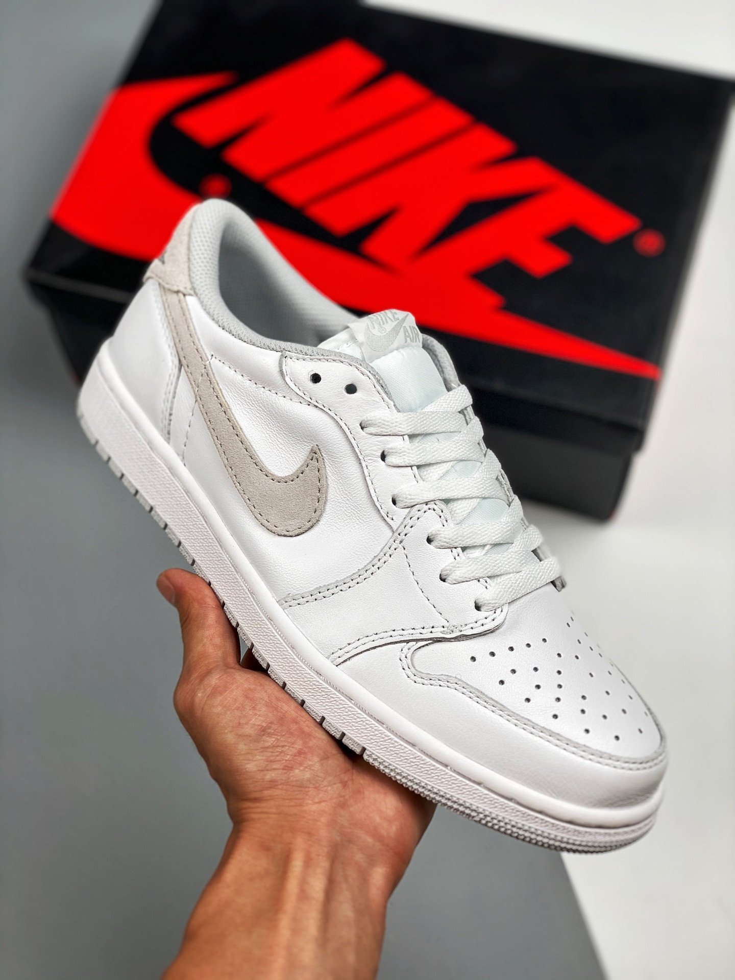 Air Jordan 1 Low OG White/Neutral Grey CZ0775-100