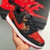 Air Jordan 1 Low OG ” CNY” Black/University Red-Metallic Gold-White
