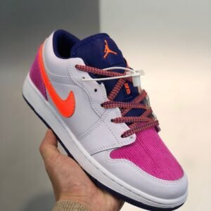 Air Jordan 1 Low GS ” Pink Corduroy” 554723-502