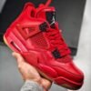 Air Jordan 4 ‘Singles Day’ Fire Red/Summit White-Black