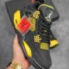 Air Jordan 4 ” Thunder” Black/White-Tour Yellow