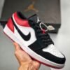 Air Jordan 1 Low ‘Black Toe’ Black Red 553558-116
