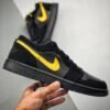 Air Jordan 1 Low Black Yellow 553558-071