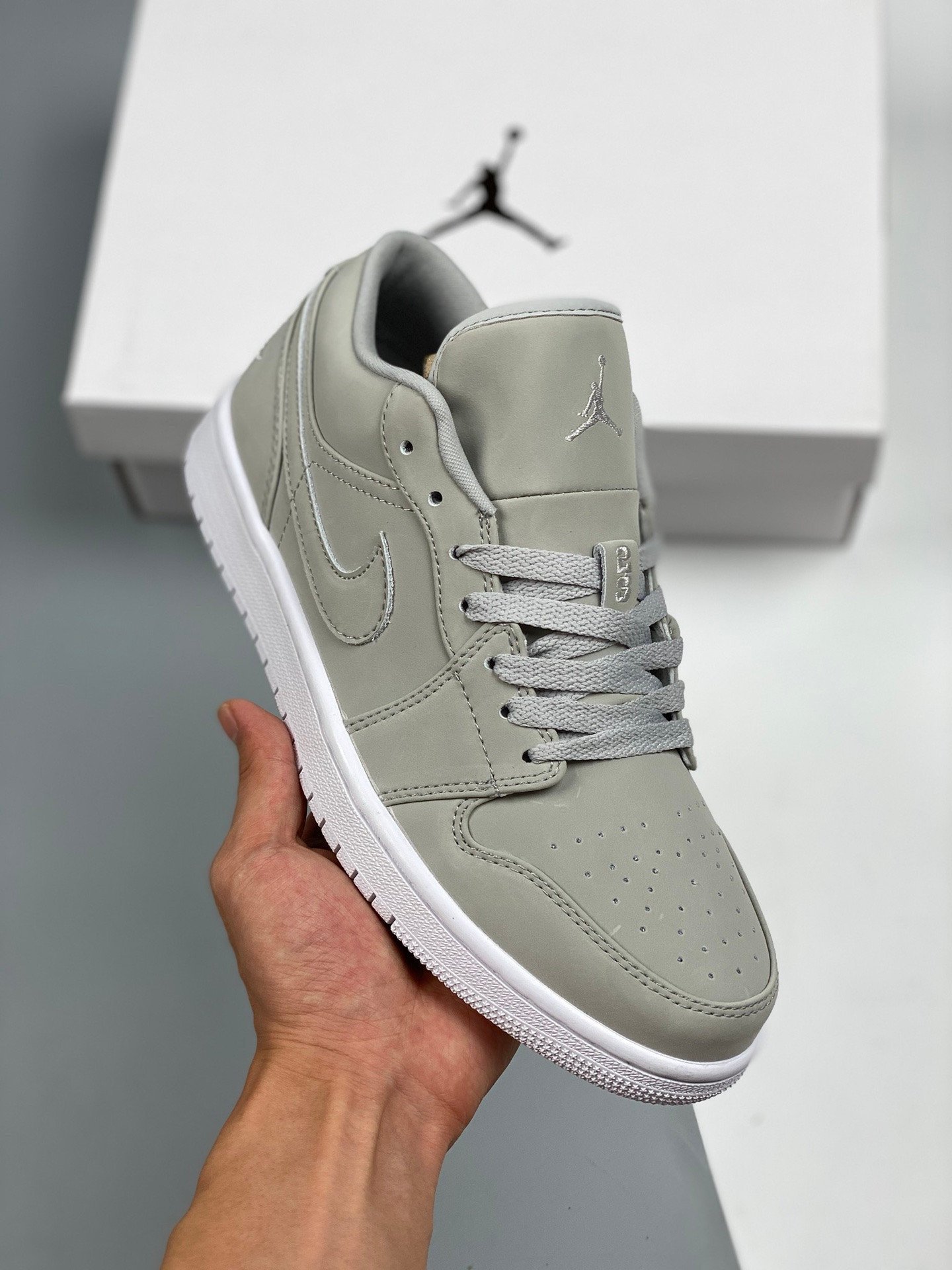 Air Jordan 1 Low Grey Fog/White DC0774-002