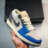 Air Jordan 1 Low ” UNC Grey” White/University Blue-Grey-Sail