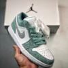 Air Jordan 1 Low New Emerald/White-Light Steel Grey DN3705-301