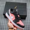 Air Jordan 1 Low Dark Smoke Grey/White-Pink Quartz