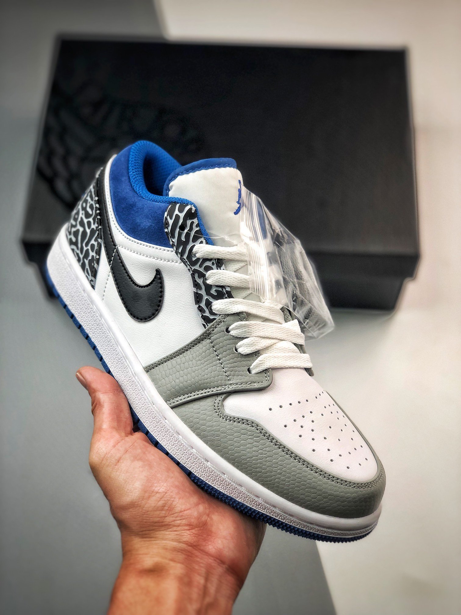 Air Jordan 1 Low ” True Blue” DM1199-140