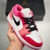 Air Jordan 1 Low Pink and Red 553560-162