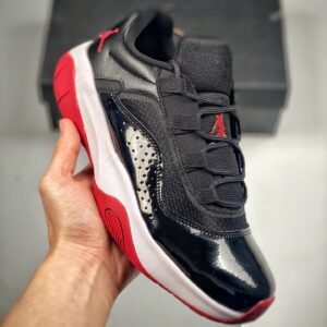 Air Jordan 11 CMFT Low ” Bred” Black/White-Gym Red