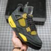 Air Jordan 4 ” Thunder” Black/Vibrant Yellow-White