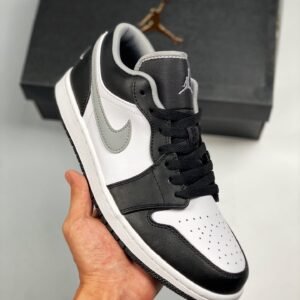 Air Jordan 1 Low Black Medium Grey 553558-040