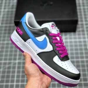 Kobe x Nike Air Force 1 Low Black/White-Purpe-Blue