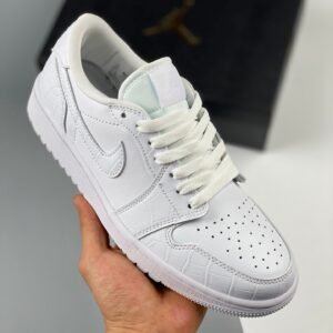 Air Jordan 1 Low Golf “Croc” White DD9315-110