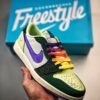 Air Jordan 1 Low “Doernbecher” Gorge Green/Court Purple-White-Barely Volt