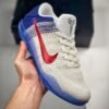 Nike Kobe 11 Elite Low ? USA ? White/University Red-Blue-Metallic Silver