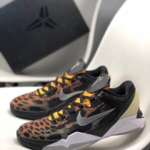 Nike Zoom Kobe 7 ? Cheetah ? Orange/Medium Grey-Black-Sail