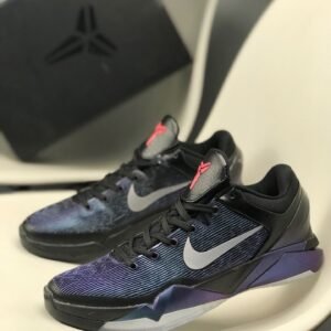 Nike Zoom Kobe 7 ? Invisibility Cloak ? Black/Court Purple-Turquoise Blue